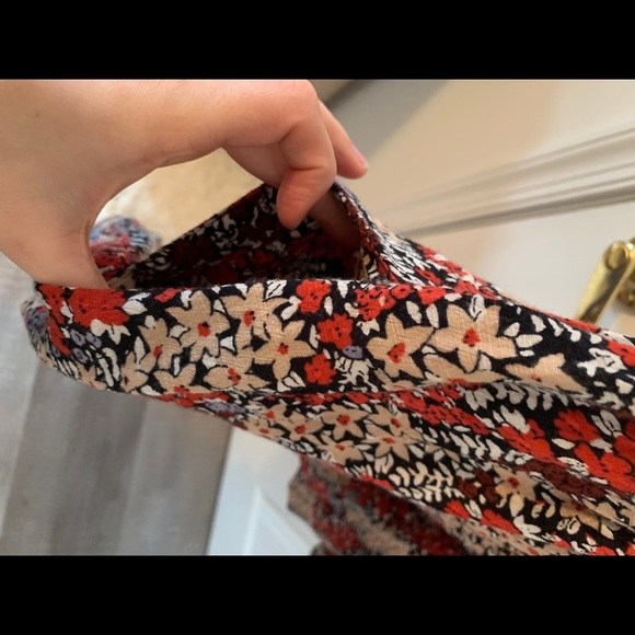 Free people miss right floral print keyhole top - Picture 10 of 14